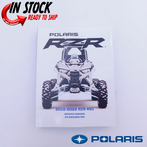 POLARIS SERVICE MANUAL REPAIR BOOK 2018 - 2022 RZR RS1 GENUINE OEM 9940255